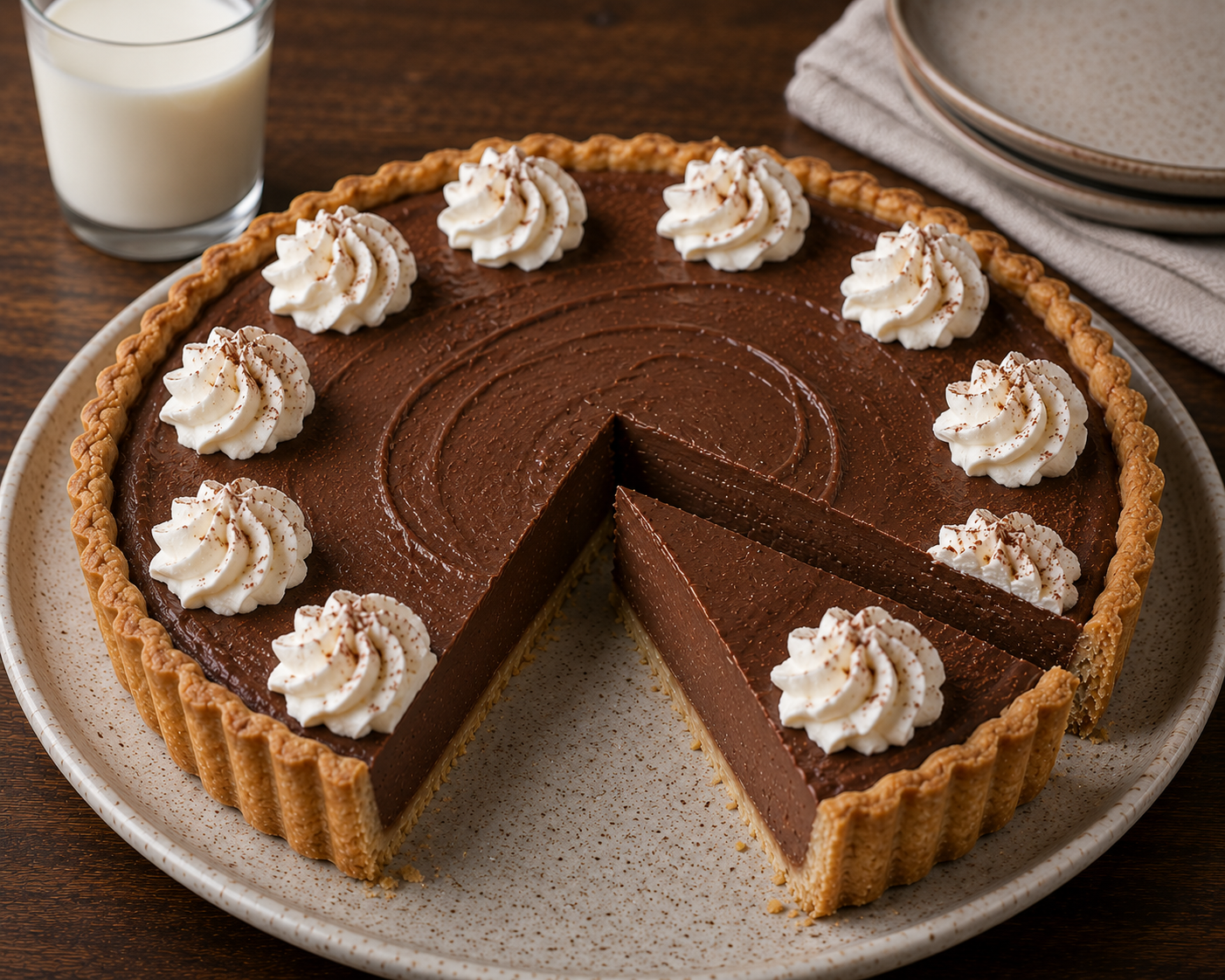 Bedfordshire Chocolate Toothpaste Tart