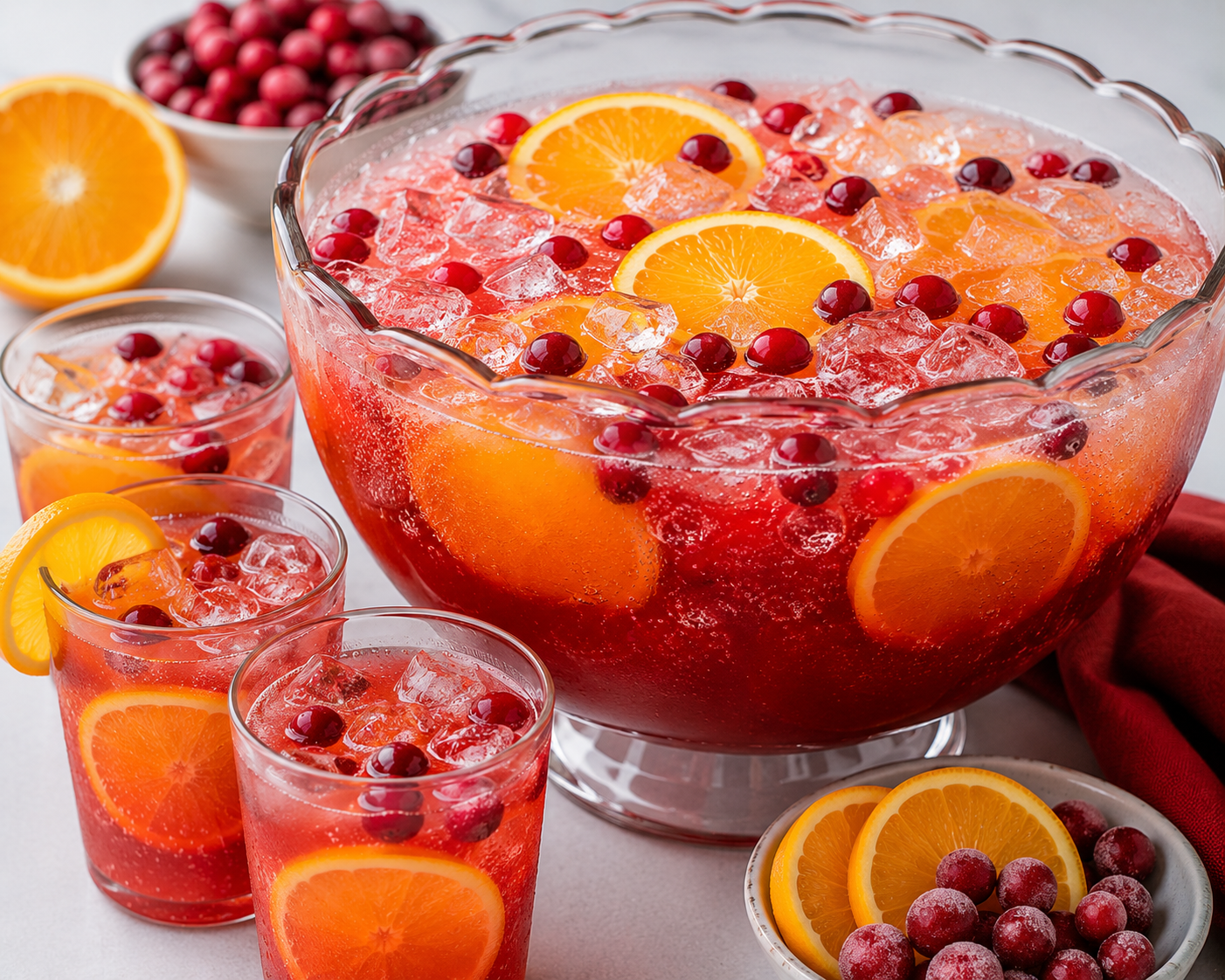 Cranberry Orange Party Punch