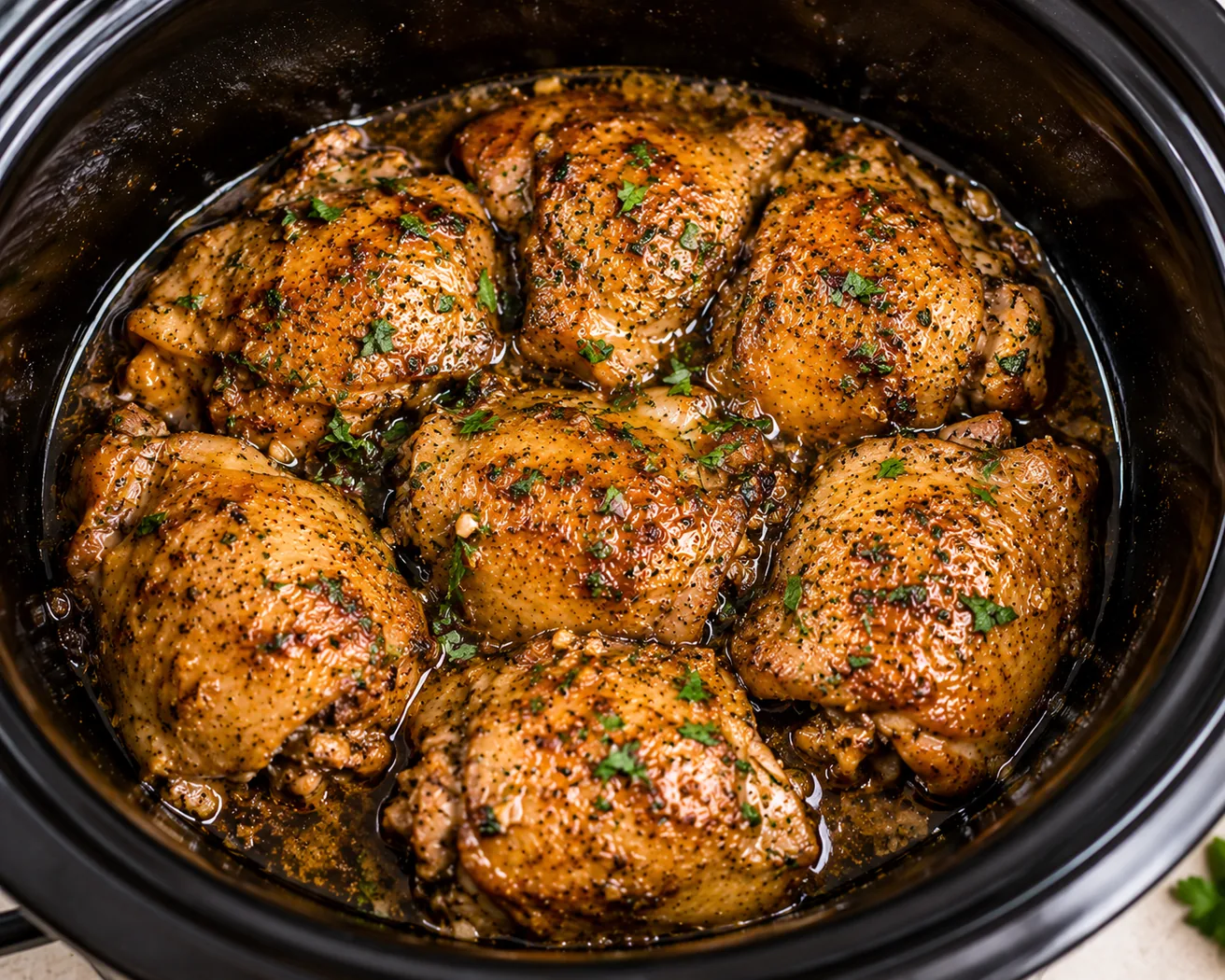 Slow-Cooker Chicken Thighs